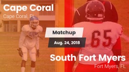 Matchup: Cape Coral vs. South Fort Myers  2018