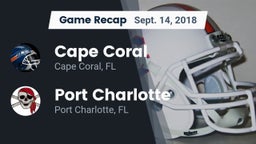 Recap: Cape Coral  vs. Port Charlotte  2018