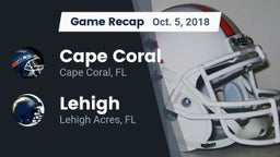 Recap: Cape Coral  vs. Lehigh  2018