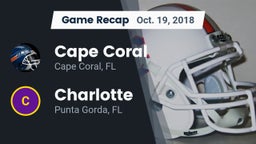 Recap: Cape Coral  vs. Charlotte  2018