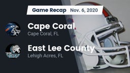 Recap: Cape Coral  vs. East Lee County  2020