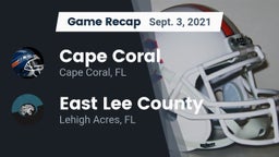 Recap: Cape Coral  vs. East Lee County  2021