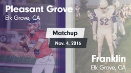 Matchup: Pleasant Grove vs. Franklin  2016