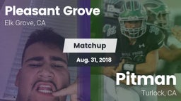 Matchup: Pleasant Grove vs. Pitman  2018