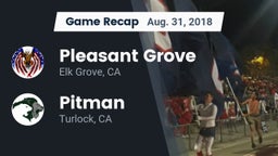 Recap: Pleasant Grove  vs. Pitman  2018