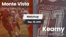 Matchup: Monte Vista vs. Kearny  2016