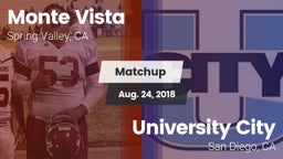 Matchup: Monte Vista vs. University City  2018