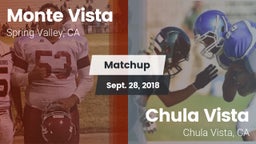 Matchup: Monte Vista vs. Chula Vista  2018