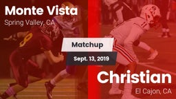 Matchup: Monte Vista vs. Christian  2019