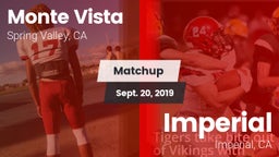 Matchup: Monte Vista vs. Imperial  2019