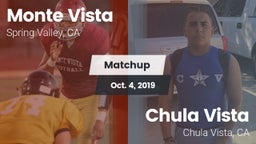 Matchup: Monte Vista vs. Chula Vista  2019