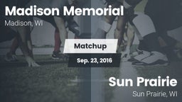 Matchup: Madison Memorial vs. Sun Prairie  2016