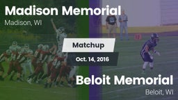 Matchup: Madison Memorial vs. Beloit Memorial  2016