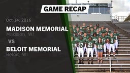 Recap: Madison Memorial  vs. Beloit Memorial  2016