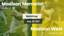 Matchup: Madison Memorial vs. Madison West  2017