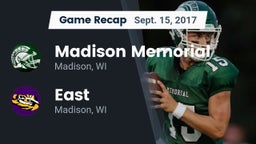 Recap: Madison Memorial  vs. East  2017
