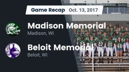 Recap: Madison Memorial  vs. Beloit Memorial  2017