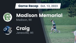 Recap: Madison Memorial  vs. Craig  2023
