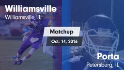 Matchup: Williamsville vs. Porta  2016