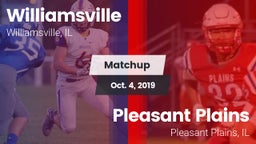 Matchup: Williamsville vs. Pleasant Plains  2019