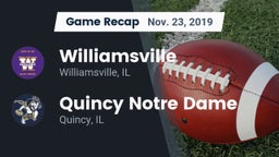 Recap: Williamsville  vs. Quincy Notre Dame 2019