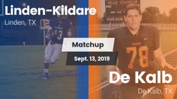 Matchup: Linden-Kildare vs. De Kalb  2019