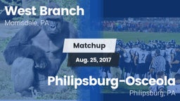 Matchup: West Branch vs. Philipsburg-Osceola  2017