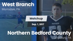 Matchup: West Branch vs. Northern Bedford County  2017