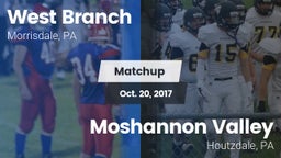 Matchup: West Branch vs. Moshannon Valley  2017