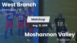 Matchup: West Branch vs. Moshannon Valley  2018