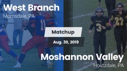 Matchup: West Branch vs. Moshannon Valley  2019