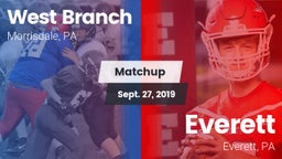 Matchup: West Branch vs. Everett  2019