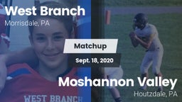 Matchup: West Branch vs. Moshannon Valley  2020