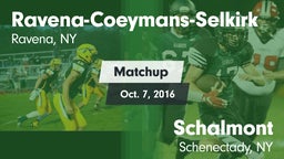 Matchup: Ravena-Coeymans-Selk vs. Schalmont  2016