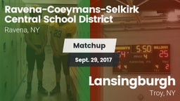Matchup: Ravena-Coeymans-Selk vs. Lansingburgh  2017