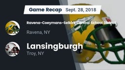 Recap: Ravena-Coeymans-Selkirk Central School District vs. Lansingburgh  2018