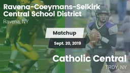 Matchup: Ravena-Coeymans-Selk vs. Catholic Central  2019