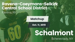 Matchup: Ravena-Coeymans-Selk vs. Schalmont  2019