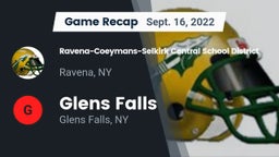 Recap: Ravena-Coeymans-Selkirk Central School District vs. Glens Falls  2022