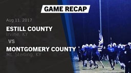 Recap: Estill County  vs. Montgomery County  2017