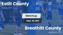 Matchup: Estill County vs. Breathitt County  2017