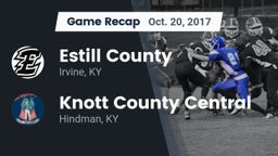 Recap: Estill County  vs. Knott County Central  2017