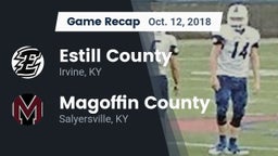 Recap: Estill County  vs. Magoffin County  2018