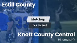 Matchup: Estill County vs. Knott County Central  2018
