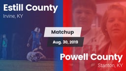 Matchup: Estill County vs. Powell County  2019