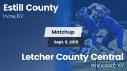 Matchup: Estill County vs. Letcher County Central  2019