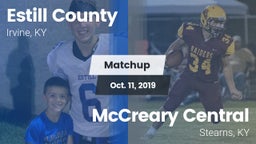 Matchup: Estill County vs. McCreary Central  2019