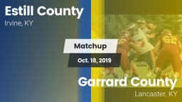 Matchup: Estill County vs. Garrard County  2019