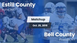 Matchup: Estill County vs. Bell County  2019