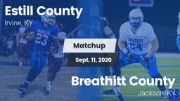 Matchup: Estill County vs. Breathitt County  2020